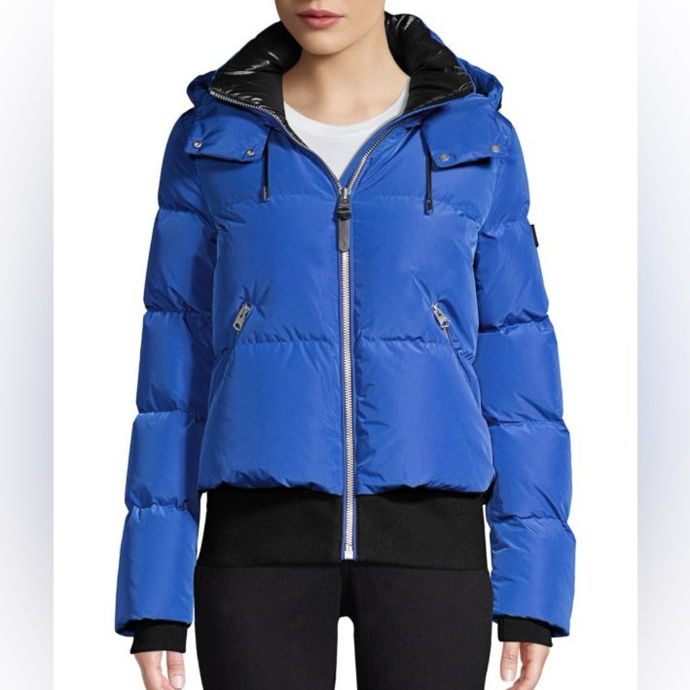 MACKAGE Aubrie Hooded Down Bomber Jacket